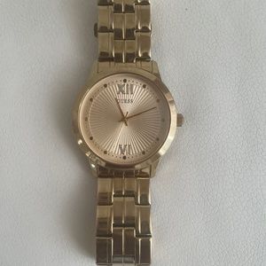 Womens Gold Guess Watch